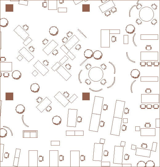 De-vorm-for-office-Example-of-Burolandschaft-office-plan